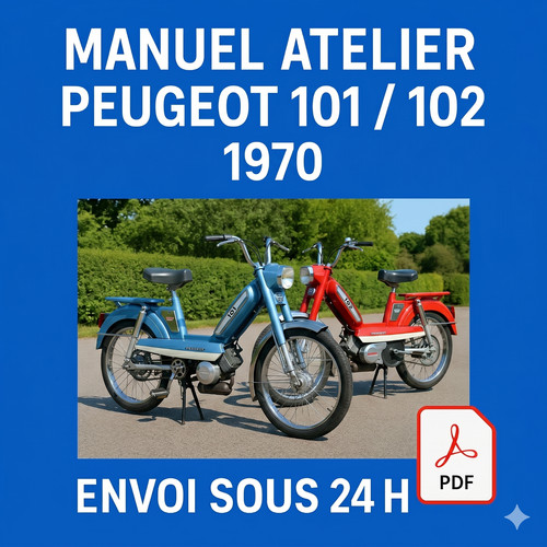 Manuel atelier peugeot 101 - manuel,