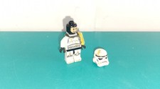 Lego minifig figurine star wars stormtroope sandtrooper 9490 incomplet