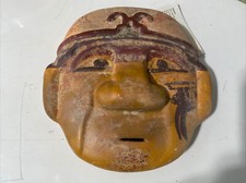 Masque Pre Colombien Repro Indien Visage Hombre De Barro Poterie