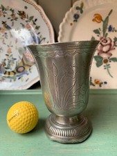 etain PARIS 18e trimballe tulipe gravee Poincons.  Voyez mes autres objets