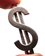 Argent 925 pince à billets