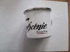 Mug Tasse métal LA CINESCENIE Parc PUY DU FOU H. 8 cm neuf