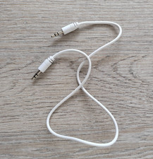 Cable Jack Audio (Male - Male) Blanc - Audio Stereo Universel