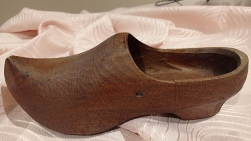 Sabot bois époque xxème - en,