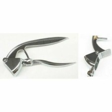 Presse ail dénoyauteur 16 cm , presse ail de luxe chromé LOURD FRANCE