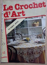 § catalogue ancien LE CROCHET D'ART n° 25 - 1986 - nappes