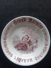 CENDRIER PUBLICITAIRE  LIQUEURS GRAND MARNIER - faïence de Gien