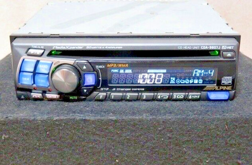 Tête autoradio alpine - cd,
