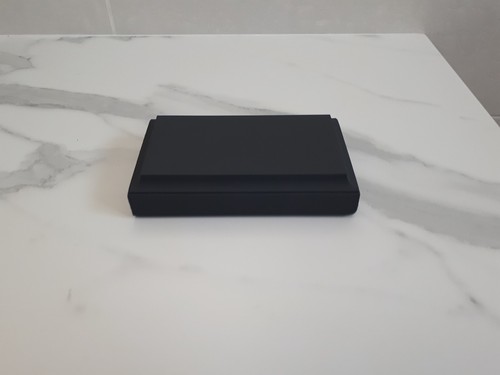Socle bois peint gris - socle,