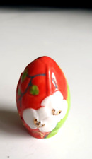 Fève Oeuf  Emaux de Longwy décor 2009 Bel état