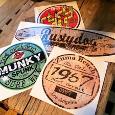 Rétro Surf Stickers,Sexe