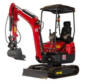 Mini-pelle 1,8 tonnes moteur Kubota 10,2 kW 3 cylindres avec MG18F