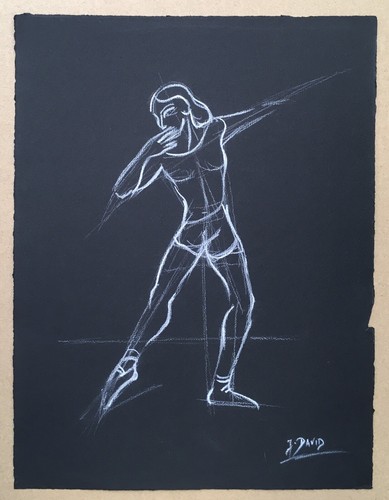 Dessin original jacques david - dessin,