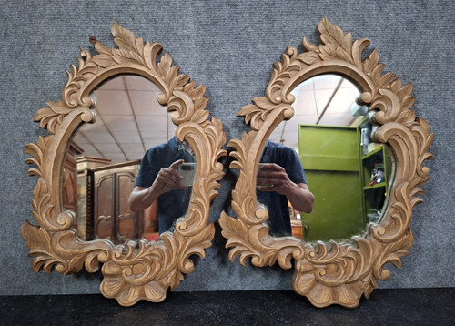 Paire miroirs style - paire,
