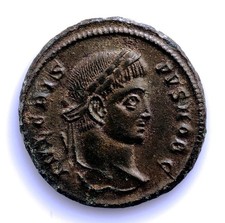 Sc-Roma. Crispo. Follis. 320-321 D.c. Siscia (Croatie) . EBC / XF Copper 3 G