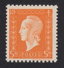 TIMBRE FRANCE 1945 Marianne