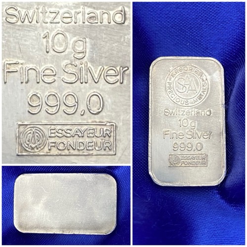 Lingot argent pur argor - pur, suisse