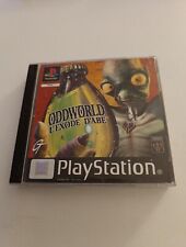 ODDWORLD L'EXODE D'ABE BLACK LABEL SONY PS1 PAL FRA