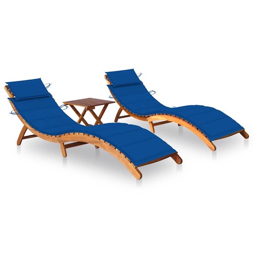 Lot chaises longues avec - longues,