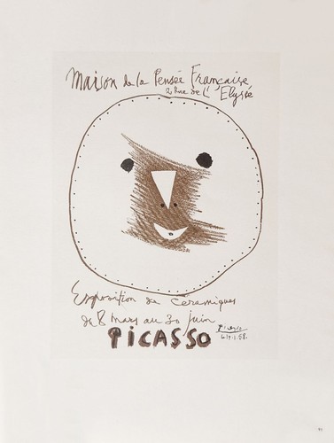 Pablo picasso affiche 1958 - pablo,