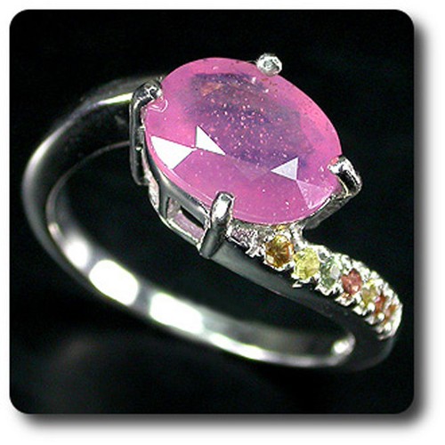Bague rubis saphir - rubis, &