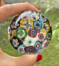 Sulfure Boule Presse-papier MILLEFIORI Murano