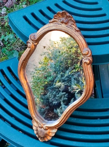 Ancien miroir bois doré - ancien,