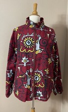 Veste homme bordeaux à motifs
