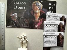 BARON DORIA MAGE  MINIATURE+CARTE FRANC./BLACK ROSE WARS RENAISSANCE /G550