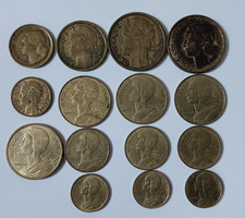 Lot de pièces françaises anciennes – Francs et Centimes – Collection numismatiqu