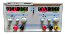 AX 502 METRIX ALIMENTATION LINEAIRE DE LABORATOIRE REGLABLE 2x30V  500VA