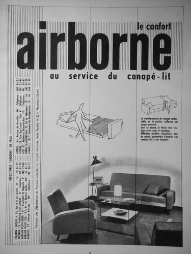 Publicité 1956 confort - publicitÉ,