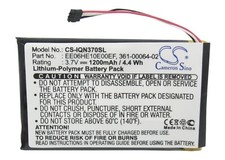 Batterie 1200mAh type 361-00064-02 EE06HE10E00EF Pour Garmin Nuvi 3700 3760 3790