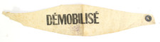 Brassard Français  - Démobilisé - France WW2 ( matériel original )