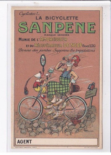 Publicite la bicyclette - publicite,