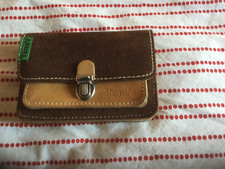 Pochette De ceinture vintage  80 TANN'S DAIM BRUN .( V/GO/V)
