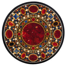 36 " Marbre Café Table Salle à Manger Pietra Dura Artisanat Travail Jardin Décor