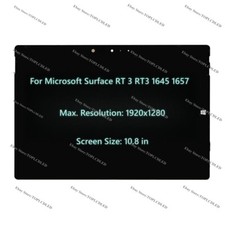 10.8" Microsoft Surface Pro RT3 1645 1657 LCD Écran Tactile Assemblé Affichage