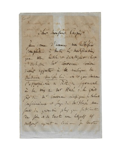 Charles gounod lettre - gounod,