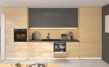 Cuisine AREZZO Plan De Travail REJS-VOLLAUSZUG Blanc Vicenca Chêne Graphite Mat