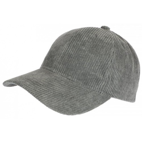 Casquette velours gris cotele - velours,