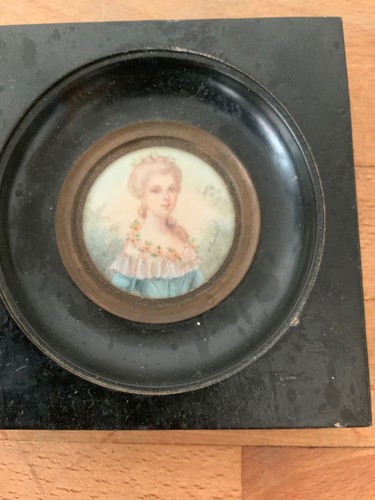 Peinture ancienne miniature - peinture,