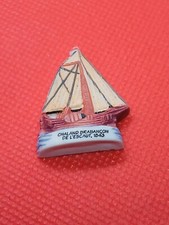 FEVE VINTAGE LOGO BATEAUX CHALAND BRABANCON DE L'ESCAUT ,1843  COLLECTION