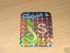 DANONE PETIT GERVAIS MAGNET ALPHABET S SERPENT BELGIUM