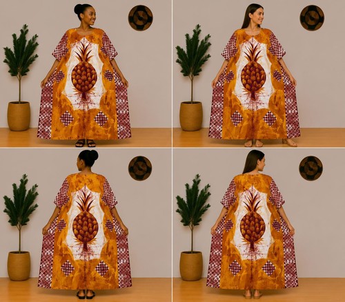 Boubou femme batik wax bassam - wax,