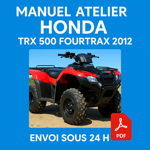Manuel atelier honda - manuel, 500