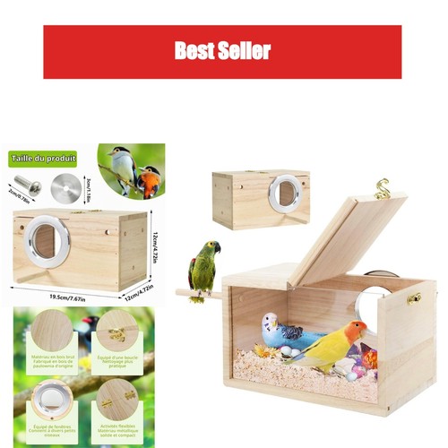 Nichoir bois naturel pour - naturel,