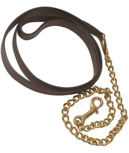 Longe cuir avec - en,