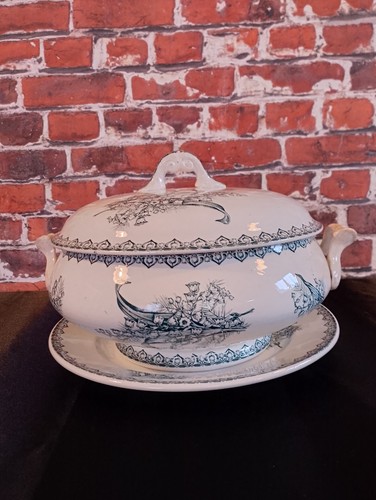 Ensemble ancien soupière - ancien, soupière+