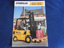 catalogue caterpillar chariot elevateur série DP / GP  1994